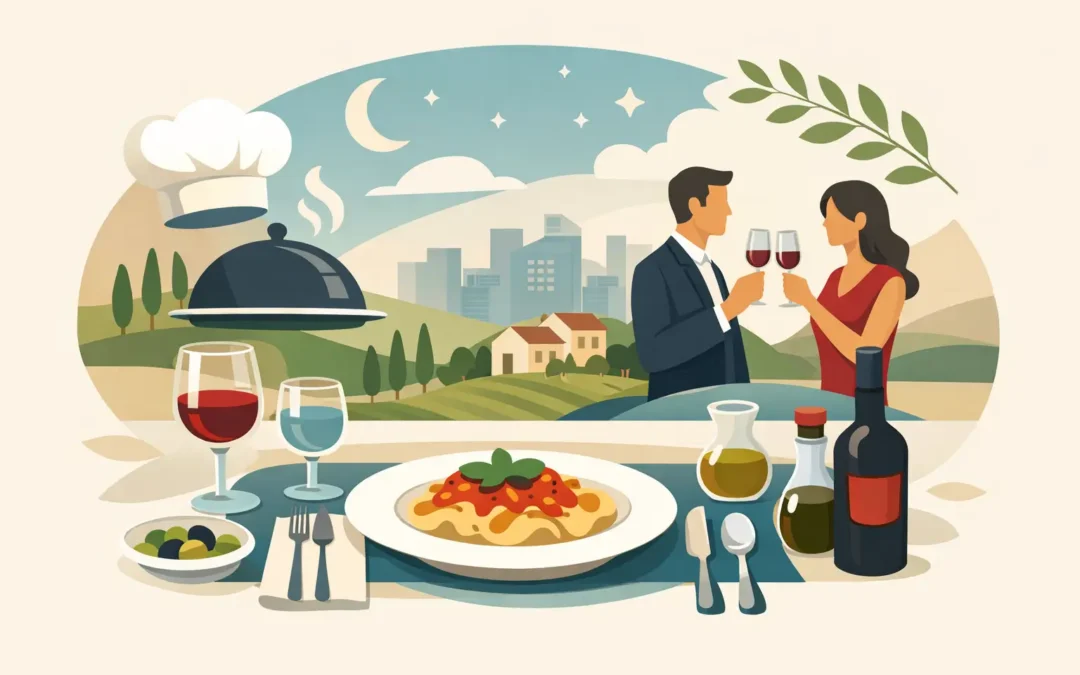 Esempio menu cena aziendale tradizionale