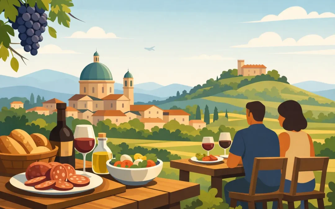 Pranzo con prodotti del territorio a Montichiari